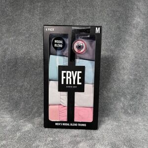 FRYE 4 Pack Modal Blend Trunks Tag Free Ultra Breathable Men M Multi Color New